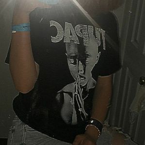 Black Tupac T-shirt